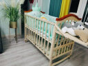 圣贝恩（sepeon） 环保婴儿床实木多功能床宝宝床新生儿童床摇床变书桌拼接大中床 小裸床 实拍图