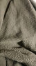 蕉内（Bananain）【王一博同款】热皮302+男士摇粒绒热皮外套秋冬保暖防风休闲内胆 岩石灰 M 实拍图