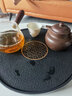 大梦造物轻奢乌金石茶盘家用储水排水式干泡茶台沥水茶托现代简约小型托盘 30*30*4枯山水储水茶盘 实拍图
