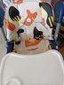 贝氏婴童（Bestbaby） 宝宝餐椅儿童餐椅可折叠便携式多功能婴儿餐桌椅幼儿吃饭椅座椅坐垫学坐椅子 旗舰版塔斯曼蓝-靠背可调节（带车轮） 实拍图