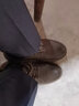 海澜之家HLA男鞋百搭休闲鞋子男士低帮皮鞋男户外工装鞋男 0548 棕色 42 实拍图