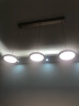 Paulmann P德国柏曼国王湖餐厅吊灯北欧风智能护眼灯现代简约客厅吧台餐桌灯 [镜光银]推荐1-1.3m桌 柏曼1.0 实拍图