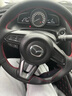 奥迈尔马自达真皮手缝方向盘套昂克赛拉阿特兹CX-5/CX-4马3马6汽车把套 黑皮红线两侧打孔 实拍图