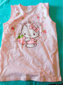 Hello Kitty女童背心薄儿童宝宝夏季护肚打底内穿外穿吊带衫513021白粉 150 实拍图