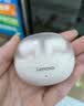 联想（Lenovo）蓝牙耳机真无线 半入耳舒适佩戴游戏运动音乐降噪耳机超长续航高清音质TC3309白色 实拍图