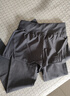 骆驼（CAMEL）加绒假两件健身裤女高腰紧身跑步长裤 Y24CA4L0612 寒泉灰 L 实拍图