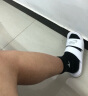 NIKE耐克袜子运动袜Air Jordan篮球袜男女袜跑步袜吸汗耐磨 中筒【黑色3双装】SX5544-010 M/38-42码 实拍图