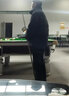 尔听棉服男冬季立领棉衣外套男韩版潮流宽松百搭加厚羽面包绒服棉袄服 黑色 M（100斤-110斤） 实拍图