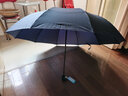 天堂伞超大加大号男晴雨伞三折叠三人黑胶遮阳商务伞广告伞印制logo 藏青三人伞-【家庭巨大伞】 10骨 【伞面152伞下130】 实拍图