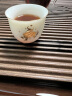 益工坊（YIGONGFANG） 牛年生肖纪念茶器 羊脂玉系列  盖碗套组力开天地 聆香杯 实拍图