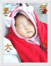 卡度熊（KADUXIONG）婴儿帽子春秋季宝宝可爱超萌秋冬婴幼儿护耳新生儿女宝宝胎帽男童 小牛角粉色（棉布内衬） 1-10个月（建议头围35-45cm） 实拍图