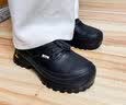 VANS范斯官方 Authentic Vibram 黑武士厚底增高男女德比鞋 黑色 39 实拍图