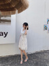 拉夏贝尔（La Chapelle）短袖连衣裙女装春夏新款2026小个子温柔风气质显瘦碎花夏天裙子 图片色 L 实拍图