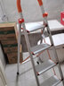 百佳宜（BaiJiaYi）梯子家用折叠伸缩铝合金人字梯加厚室内多功能四五步小楼梯 4步铝合金升级顶板20cm 实拍图