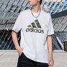阿迪达斯T恤女装 2026夏季新款运动服时尚潮流上衣棉质透气圆领修身短袖女 樱花粉/透气/修身/建议拍大一码/拍前联系客服推荐 M 实拍图