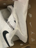 耐克（NIKE）男鞋 2025新款秋冬COURT VISION休闲鞋低帮运动鞋透气板鞋子男 白色黑勾-100/TERRA MANTA 39 实拍图