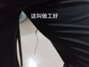花花公子高端休闲裤男夏季薄款宽松男士商务休闲弹力抗皱直筒裤长裤子高档 黑色+卡其 30 （105~125斤） 实拍图