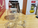 金灶（KAMJOVE）茶道杯飘逸杯大容量泡茶壶耐热玻璃杯办公室过滤茶具花茶壶TP-757 700ml搭配两个小茶杯 实拍图