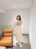ZUOSAISI品牌运动休闲鞋女时尚百搭小白鞋女2026夏女鞋软底网面透气鞋子女 白灰色 37 实拍图
