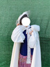 艾诺黛斗篷冬季汉服女成人古装白色加绒加厚披风外套中长款纳兰词刺绣 米白色斗篷 有毛领 加绒 实拍图
