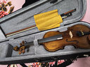 克莉丝蒂娜（Christina）小提琴专业考级演奏儿童初学者手工成人学生小提琴送琴盒琴弦肩托 V04新款哑光 1/4身高120cm以上 实拍图
