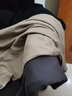 卡帝自由保罗（KADIZIYOUBAOLUO）【纯棉体恤三件装】夏装短袖t恤男圆领T恤大码男装上衣纯色半截袖 卡其+铁灰+黑 5XL建议195-210斤 实拍图