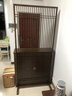 品生美 中式竹屏风酒店客厅玄关隔断现代简约家用实木茶室移动座屏日式 胡桃色 88*198CM 实拍图