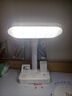 苏士赫尔摩【笔筒式三合一】LED台灯+插座+数显时钟遥控款学生台灯 USB+TYPE-C 2位1.8米 宿舍书房卧室适用 实拍图