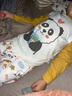 小狗比格儿童内衣套装男纯棉春秋宝宝秋衣秋裤婴儿睡衣女打底家居服 1930小恐龙 140 cm适合7-8岁/无肩扣 实拍图