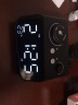 MOZUO M9 蓝牙音箱闹钟音响家用床头收音机低音炮电脑桌面多功能插卡有源迷你时钟大音量手机充电 黑色 实拍图