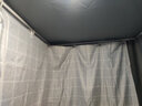 帘动心弦 床帘宿舍下铺女遮光床幔宿舍上铺高低床架子床布帘两片围三面 灰格子2片 1.2米高2米长 实拍图
