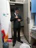 古施森西服套装男士商务修身西装男职业正装小西服新郎伴郎结婚礼服外套 黑色单扣【西服+西裤+马夹+衬衫 XL 【116-125斤】+礼品 实拍图