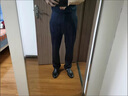 皮尔卡丹高档裤子男夏季薄款冰丝裤商务休闲裤男士中青年职业上班西装裤男 藏青色 单条装 32 （腰围2尺5） 实拍图