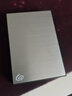 希捷（SEAGATE）移动硬盘 USB3.0 希捷铭加密硬盘1T/2T/4T/5T 2.5英寸 机械移动硬盘 拉丝金属外观 【新铭】数据恢复 银+64G U盘 套装 5TB 实拍图