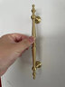 偶遇美式黄铜衣柜拉手奶油风法式轻奢金色柜门橱柜抽屉单孔柜子门把手 B款-96 实拍图