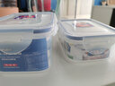 乐扣乐扣塑料保鲜盒饭盒微波炉碗分隔密封盒便当储物盒餐盒水果保鲜盒 长方形【350ml】 实拍图