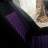 欧玛奴汽车座套四季通用全包围亚麻汽车坐垫夏季布艺座垫座椅套适用于 豪华版黑紫色 大众速腾迈腾途观L朗逸捷达宝来 实拍图