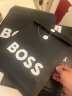 BOSS【珠地布】男士春夏徽标贴片弹力棉短袖Polo衫 001-黑色 M 晒单实拍图