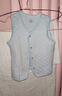 Kordear （考拉蒂尔）新生婴儿儿春秋衣服宝宝马甲衫马夹2020春装新款纯棉保暖坎肩背心 蓝色 90 cm 实拍图