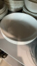 隆达骨瓷陶瓷餐具 饭盘骨碟菜盘汤盘西餐盘 纯白 纯白深盘 2个 8.5英寸 实拍图