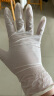 美丽雅一次性手套丁晴100只中号 厨房洗碗清洁家务用丁腈橡胶手套 实拍图