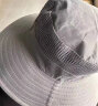 啄木鸟（TUCANO）遮阳帽男士夏季太阳帽可折叠钓鱼登山帽子透气渔夫帽防晒帽 灰色 晒单实拍图