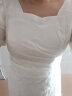 初申夏季短袖连衣裙女国风新中式古典优雅气质白裙子S141Q1016 晒单实拍图