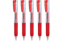 斑马牌（ZEBRA）JJ15 按动中性笔 签字笔 0.5mm子弹头啫喱笔水笔 学生彩色手账笔 红色 5支装 实拍图