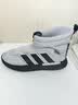 adidas ADIPUFF面包鞋防滑耐磨一脚蹬柔软中高帮休闲棉鞋阿迪达斯   轨道灰/黑色 (推荐选大半码)   39 实拍图