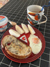 酷彩（Le Creuset）炻瓷19/23cm圆形碟 家用餐具水果盘甜品盘西餐盘沙拉盘餐盘 圆形碟红色 23cm 实拍图