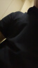 花花公子（PLAYBOY）T恤男短袖夏季男士polo打底衫翻领商务休闲上衣服男装 黑色 3XL  晒单实拍图