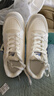 回力女鞋小白鞋2025春秋新款厚底鞋子女网红百搭增高学生运动休闲板鞋 白灰-加绒 40 实拍图