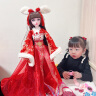 奥智嘉超大60cm兔子换装娃娃音乐智能洋娃娃公主儿童玩具女孩生日礼物 实拍图