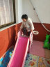 亲贝淘（QINBEITAO）宝宝滑滑梯儿童加长加厚滑梯室内家用小型玩具滑梯幼儿园游乐场 公主粉色（篮球框+感应音乐） 实拍图